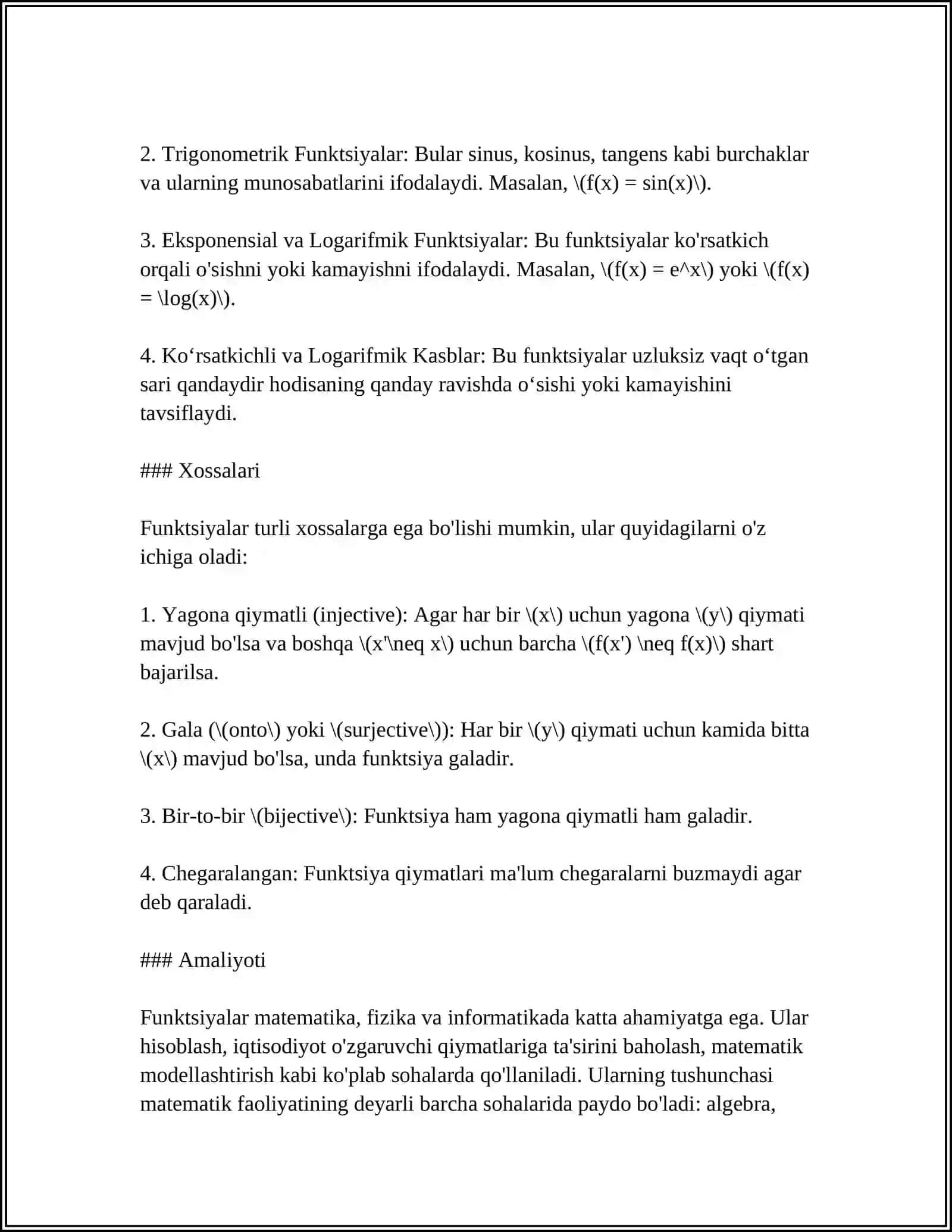 BOSHLANG'ICH FUNKSIYA VA ANIQMAS INTEGRAL TUSHUNCHALARI 4
