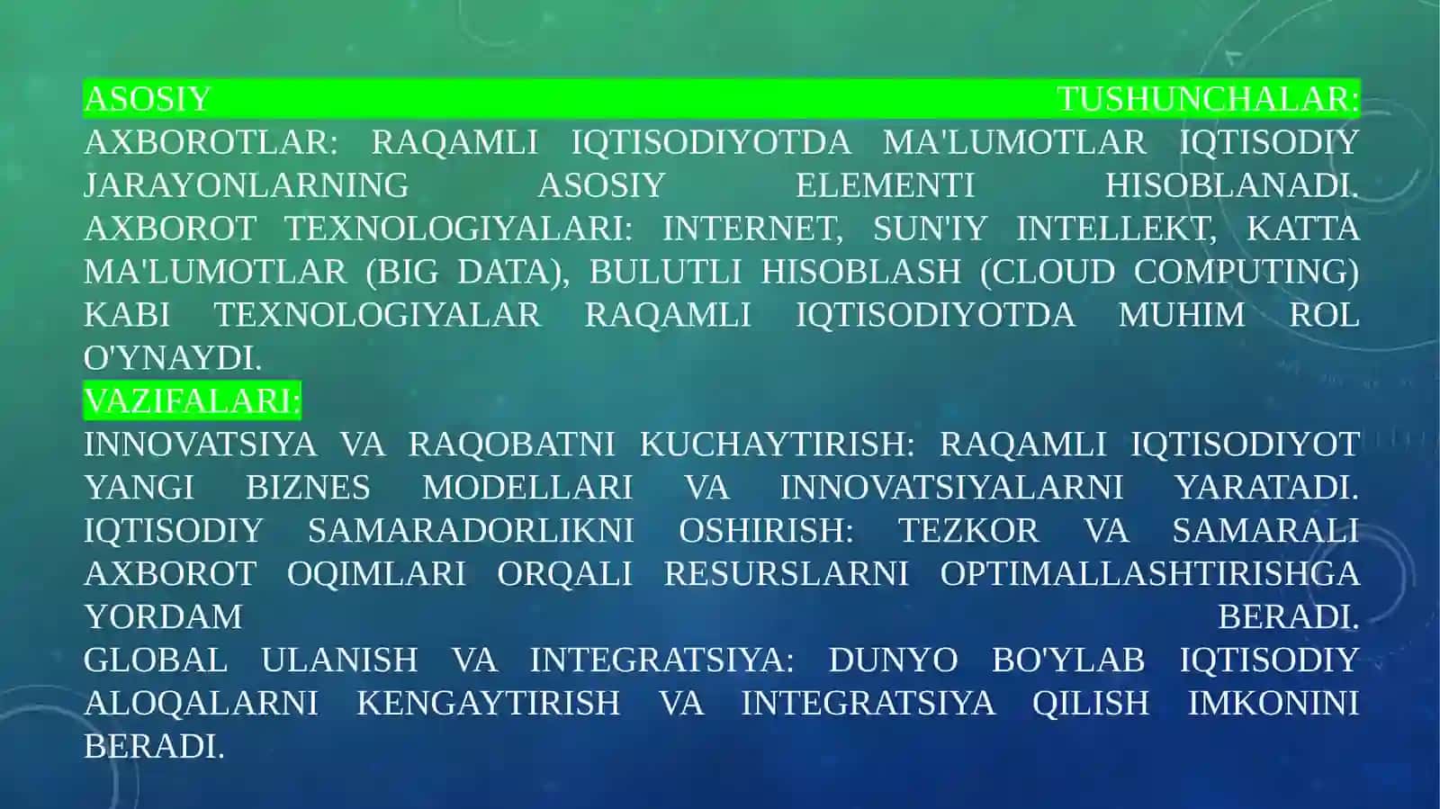 RAQAMLI IQTISODIYOTDA ELEKTRON TIJORATNING RIVOJLANISHI 4