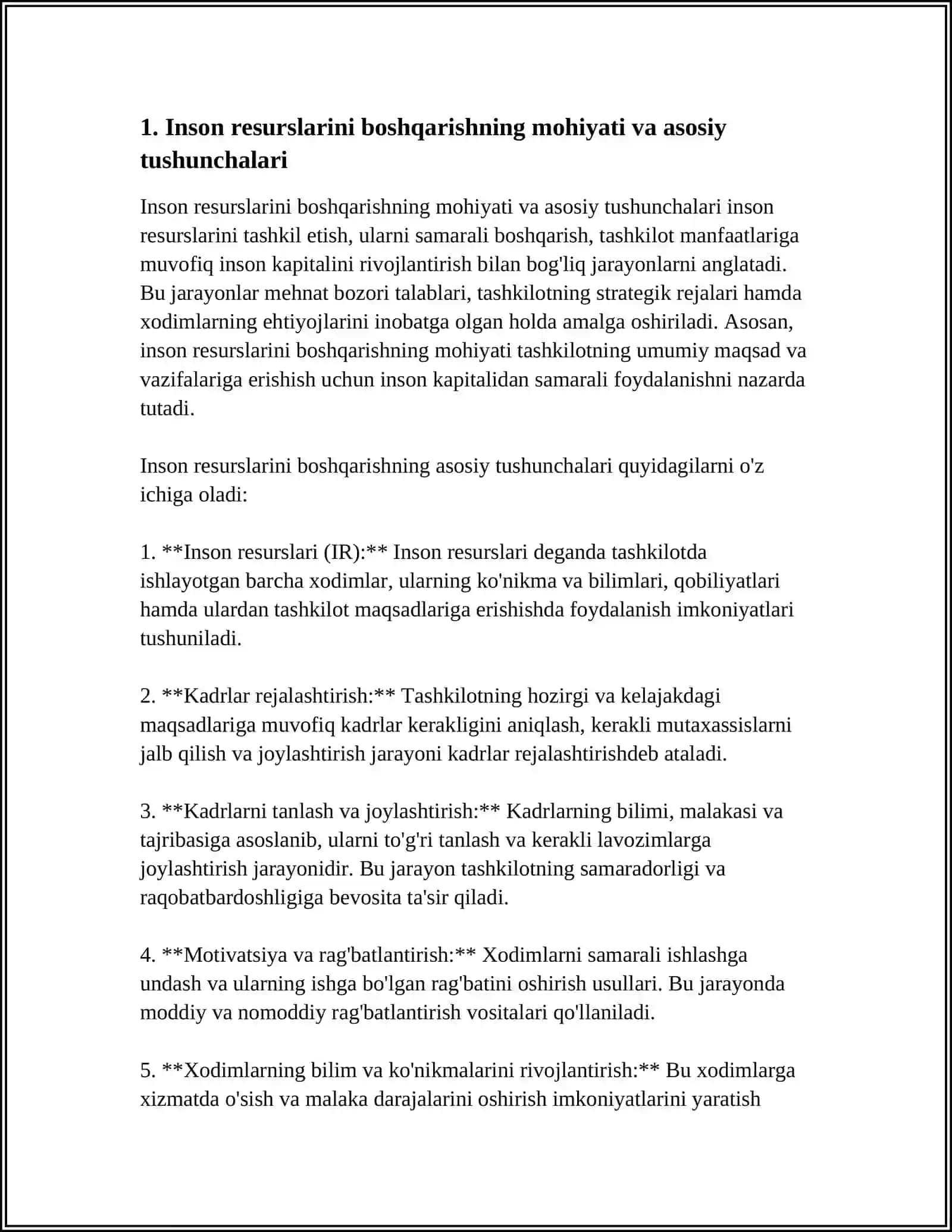 INSON RESURSLARINI BOSHQARISHNING MAZMUNI VA VAZIFALARI 4