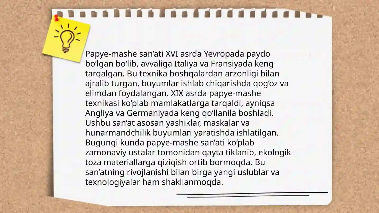 Kağız massa yasash texnikasi 4
