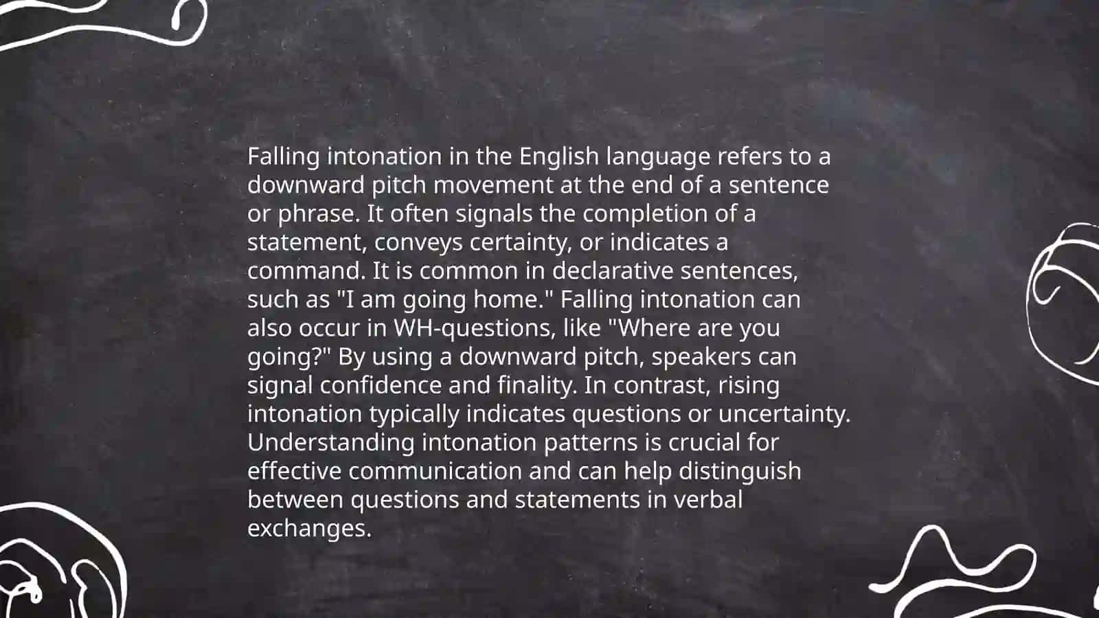 Rising and falling intonation 4