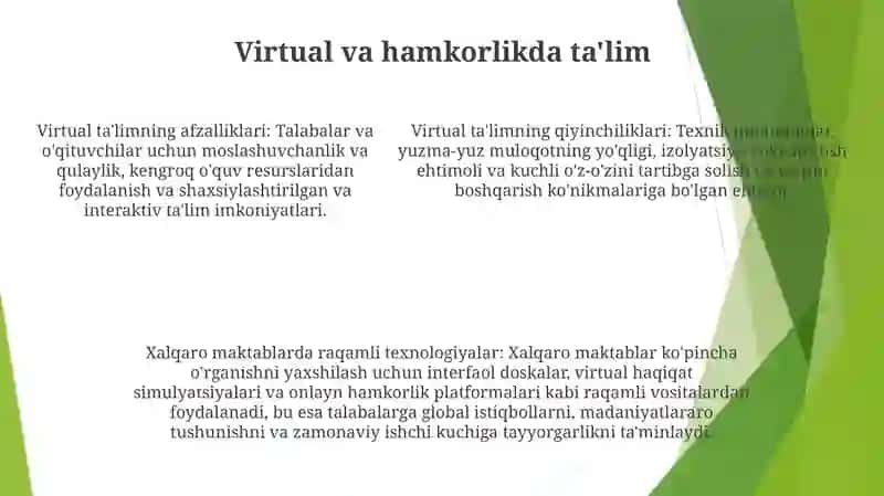 Raqamli ta’lim resurslari: O‘zbekistonda onlayn platformalar va interaktiv darsliklar 4