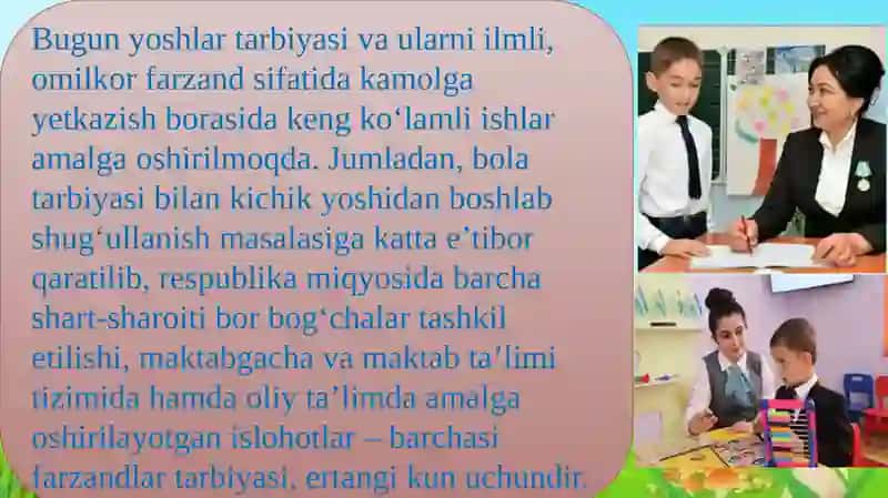 Yoshlar tarbiyasi 4