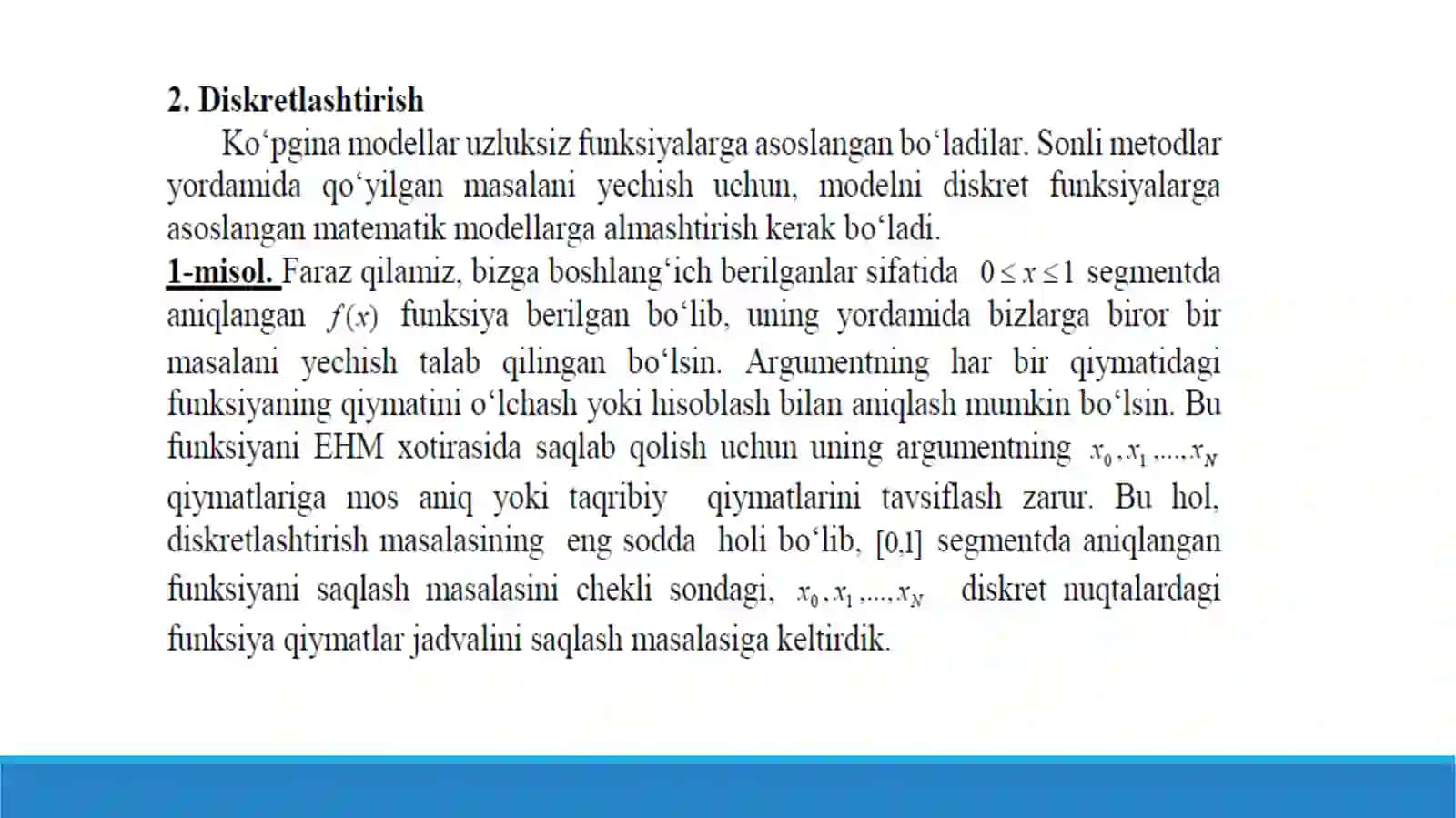 Kirish. Xatoliklar nazariyasi 4