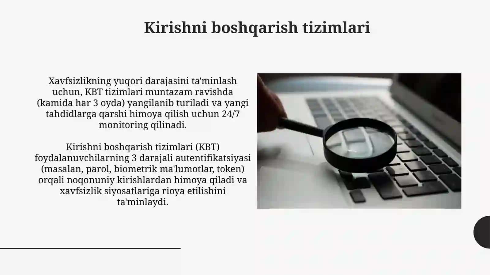 Axborot xavfsizligini ta'minlash usullari 4