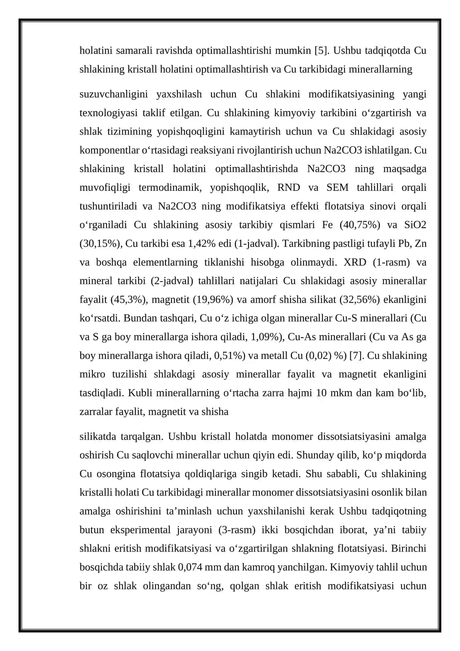 Konvertor shlaklaridan metallarni ajratib olish 4