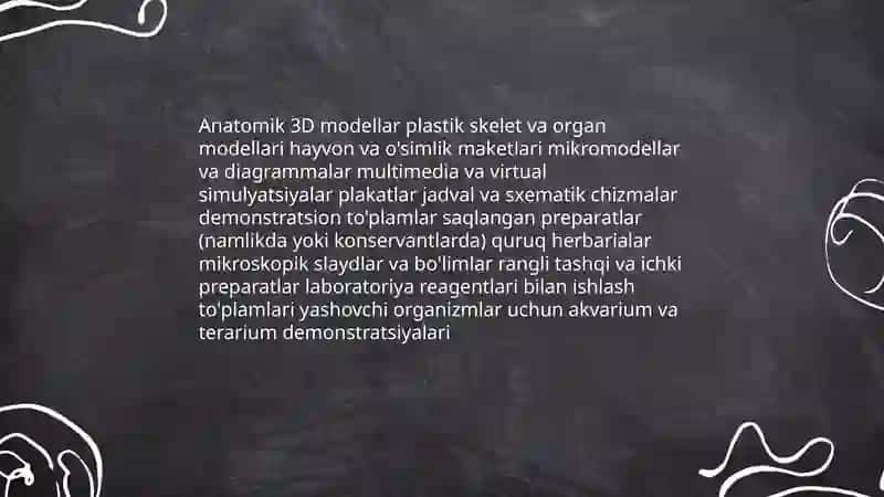 Biologiya fanidan koʻrgazmali qurollardan foydalanish 4
