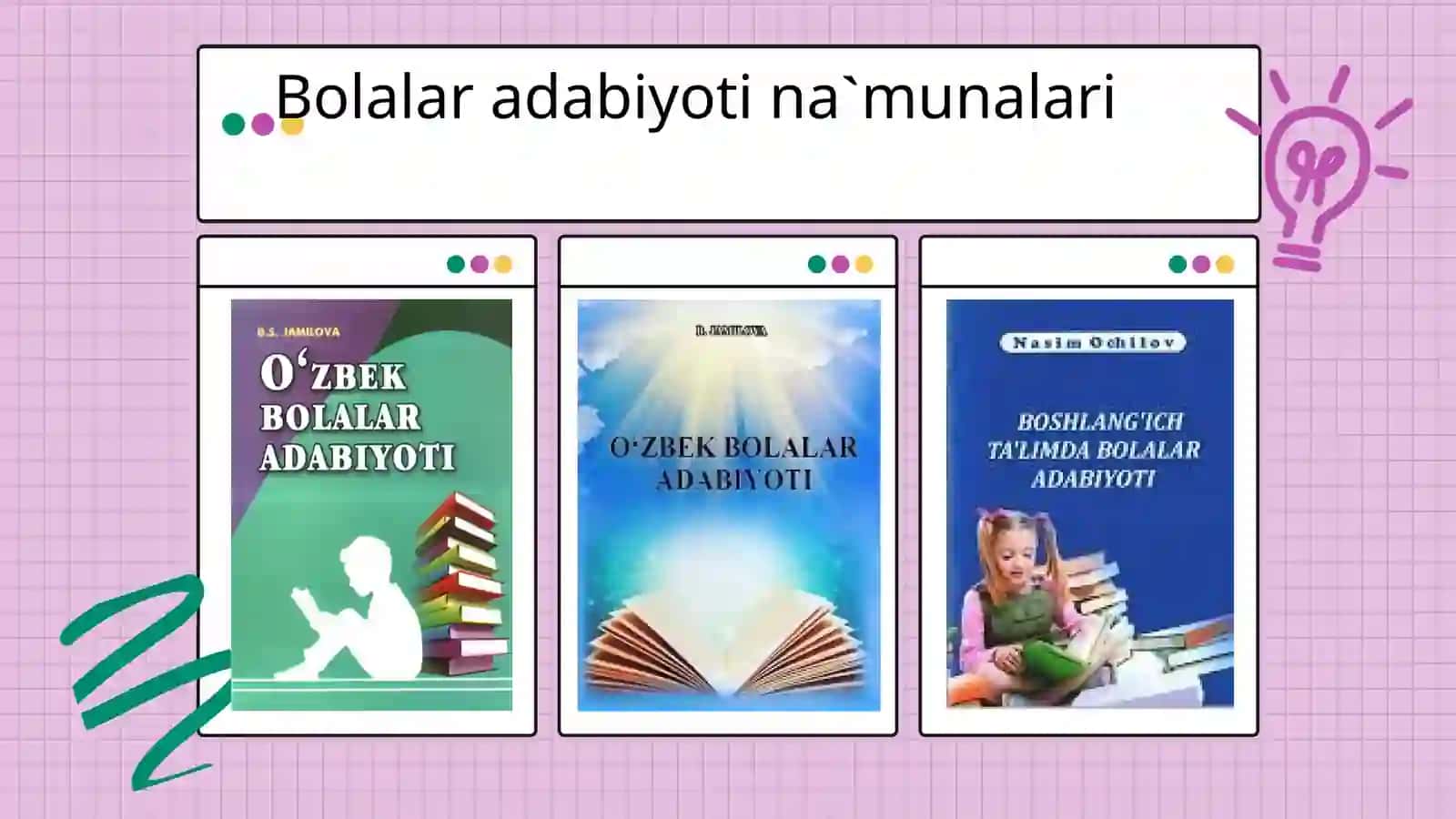 Sinfdan tashqari mashg`ulotlarda xalq og'zaki ijodi va bоlаlаr adabiyoti namunalaridan foydalanish 4