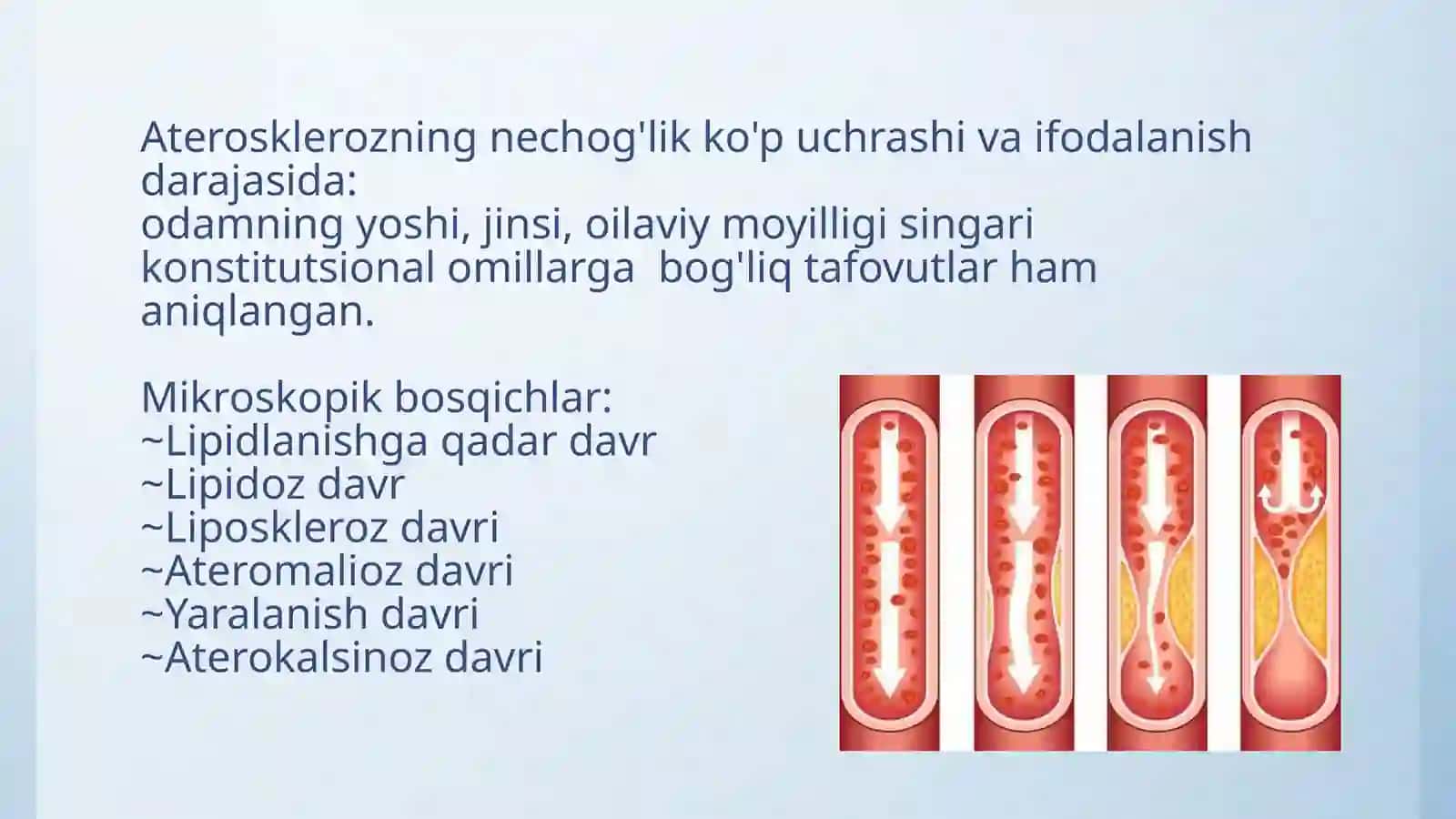 Ateroskleroz.Xafaqonlikkasalligi.Yurakishemikkasalligi.Patomorfologiyasi 4