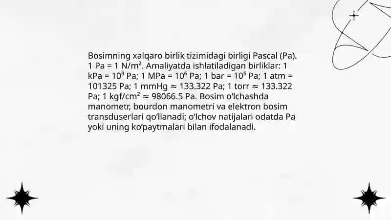 Gidrostatik bosim va uning xosslari 4