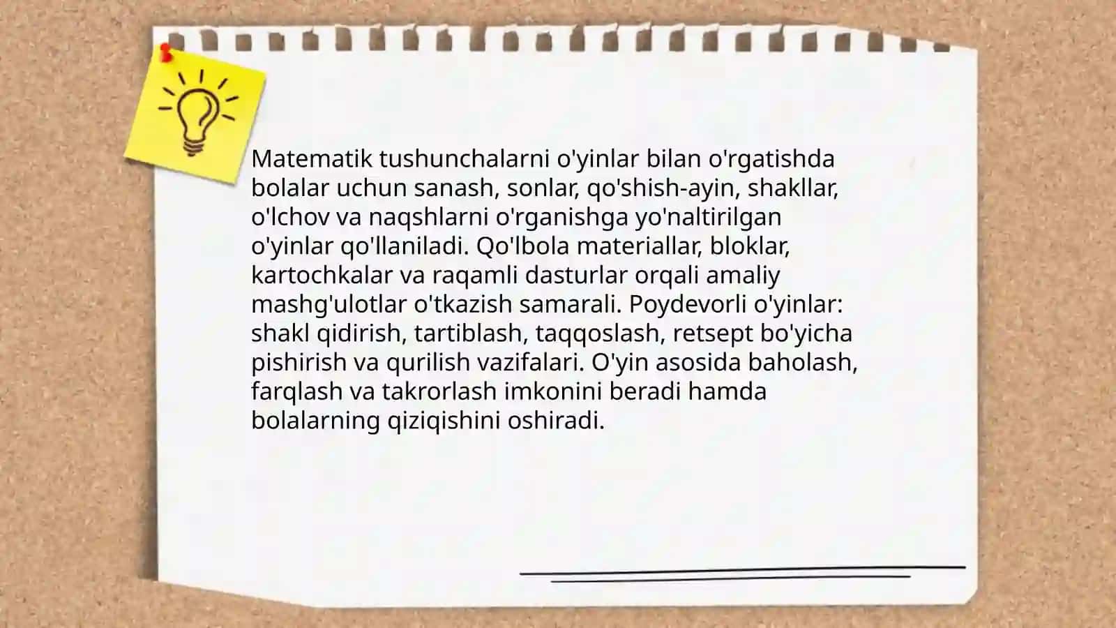 Öyin orqali bolalarning bilimlarni rivojlantirish 4
