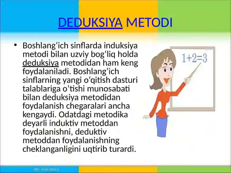 Induksiya metodi 4