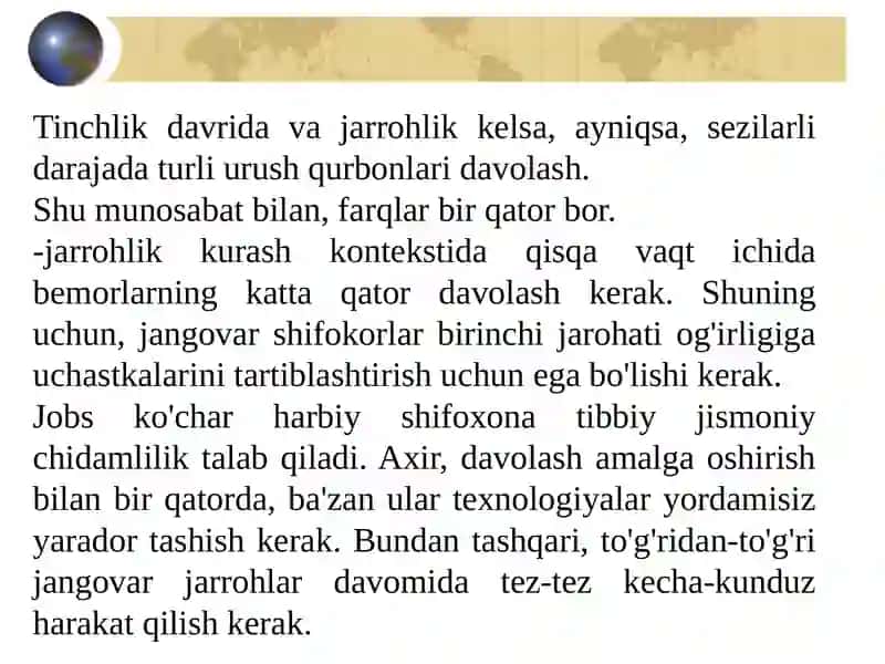 Kombinatsiyalashgan jangovar shikastlanishlar 4