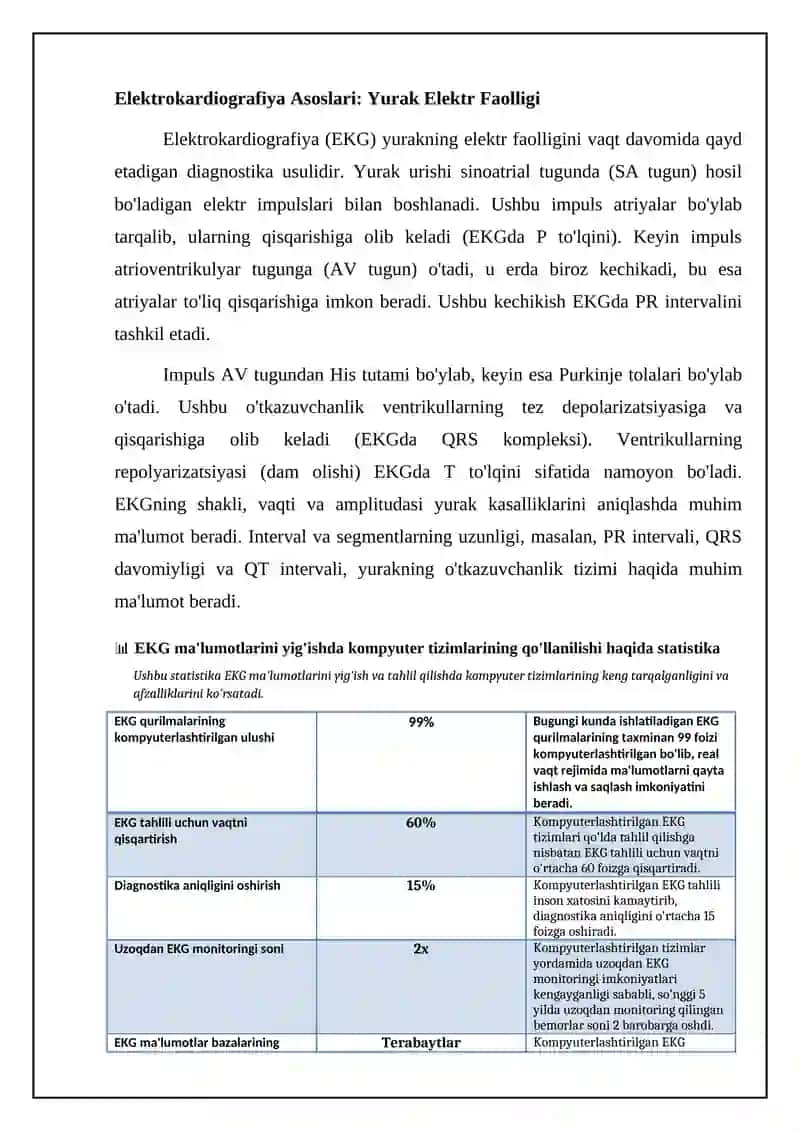 EKG asoslari va kompyuterlashtirilgan tizimlar 4