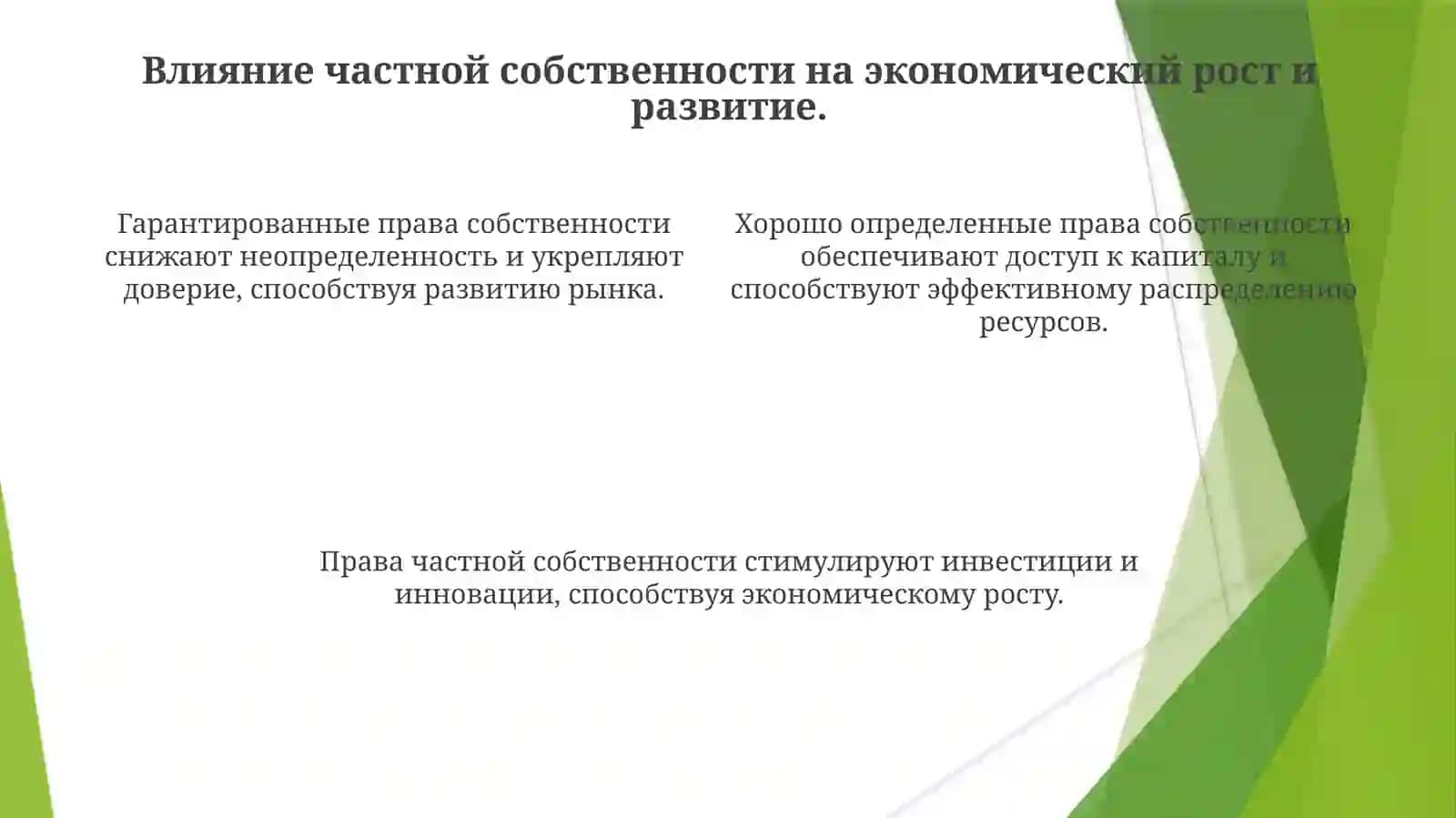Экономические реформы, формирование частной собственности 4