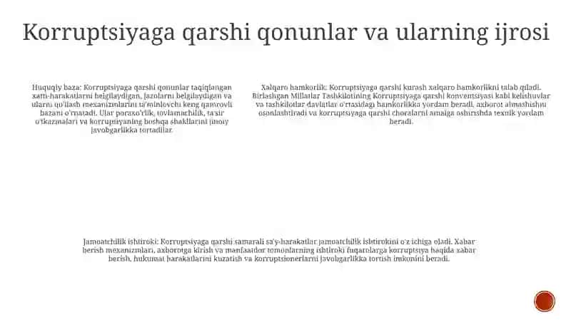 Korrupsiyaga Qarshi Kurashishning Jahon Tajribasi 4