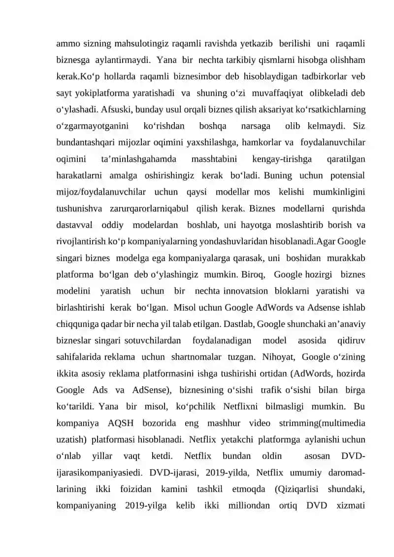 Raqamli iqtisodiyotda korxonalarning biznes modellari 4
