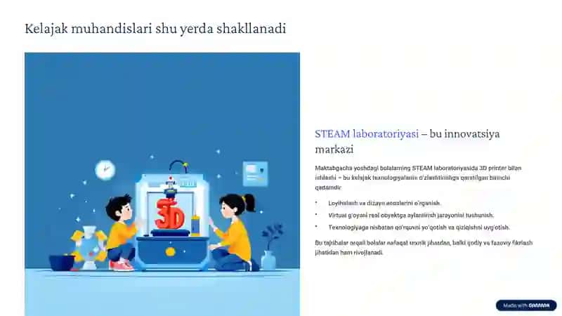 Maktabgacha ta'limda STEAM laboratoriyalarini tashkil etish: Bolalarning texnik ijodkorligi va muhandislik ko‘nikmalarini rivojlantirish 4