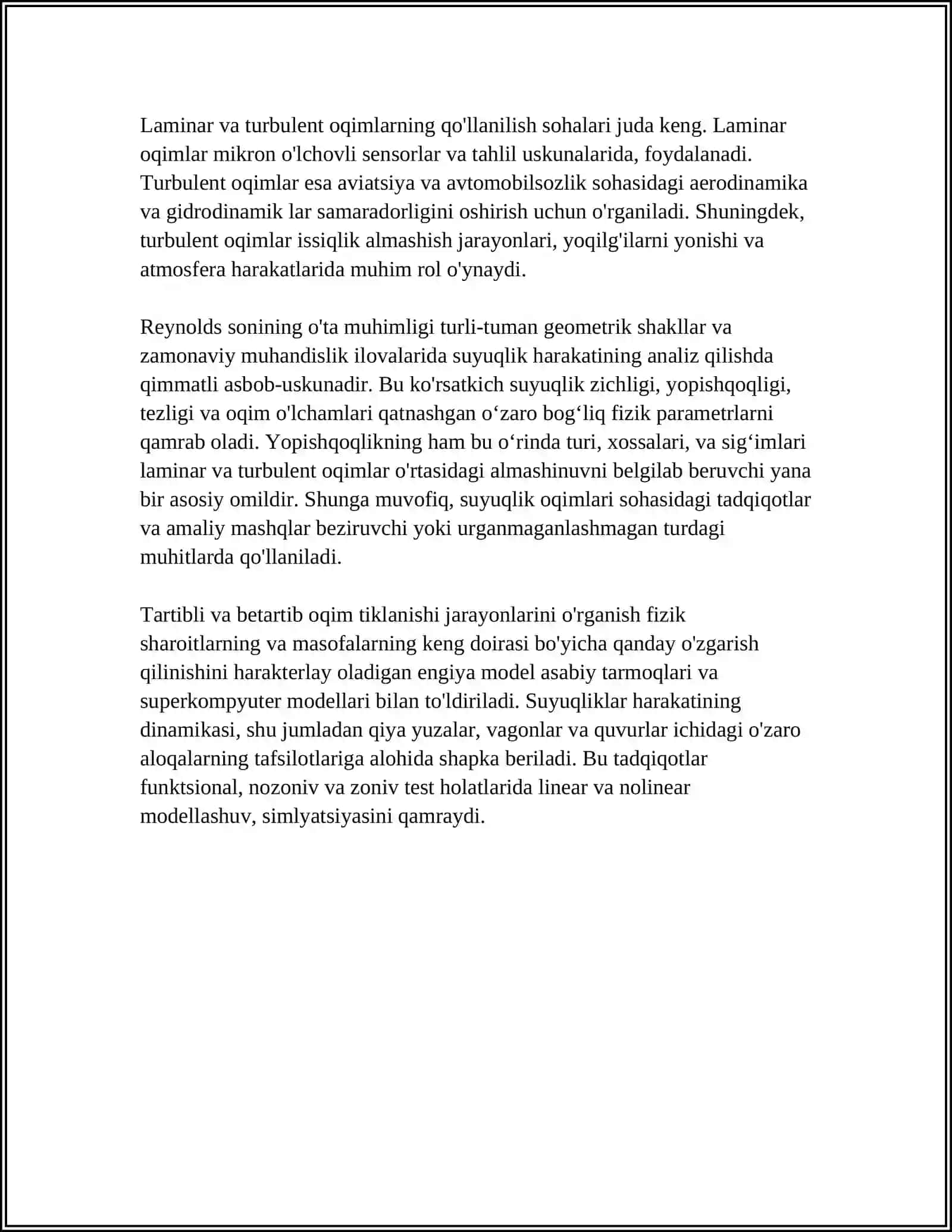 SUYUQLIKLAR HARAKATI 4