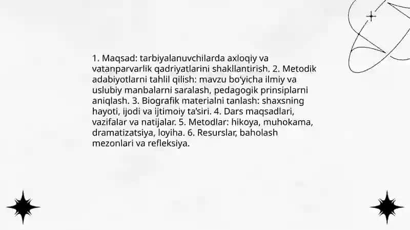 Biografik materiallardan pedagogik tarbiyaviy maqsadlarda foydalanishning metodik asoslari 4