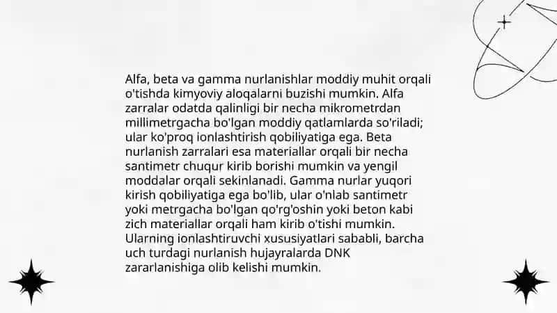 Radioaktivlik nurlanishining kimyoviy tasiri 4