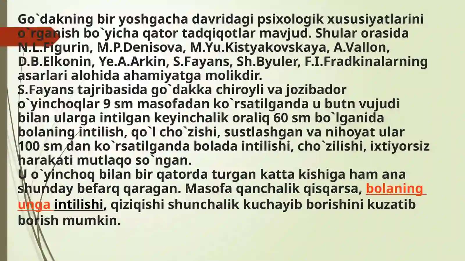Go'daklik davrida psixik rivojlanishda kattalar bilan emotsional muloqotning ahamiyati 4