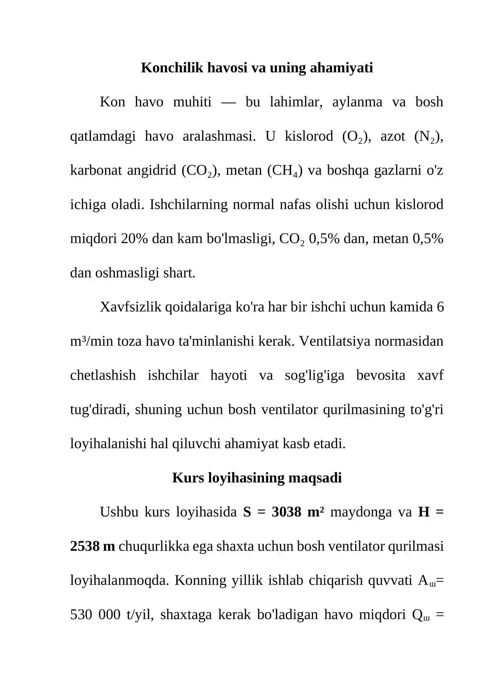 Shaxtada bosh ventilyator qurilmalari haqida umumiy ma'lumot 4