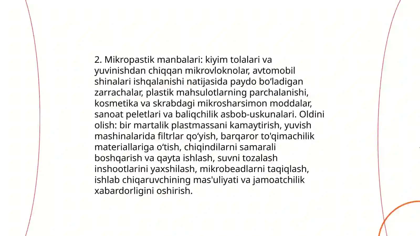 Plastik chiqindilarni kamaytirish va qayta ishlash 4