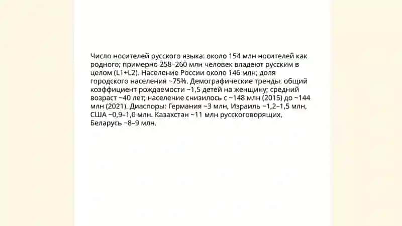 Русскии язык вмире 4
