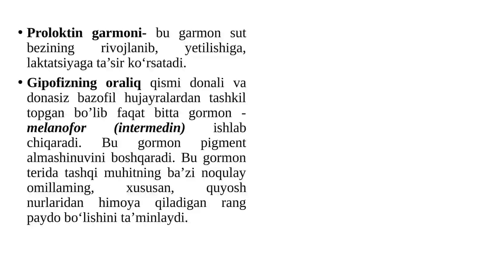 Endokrin sistemasi fiziologiyasi 4
