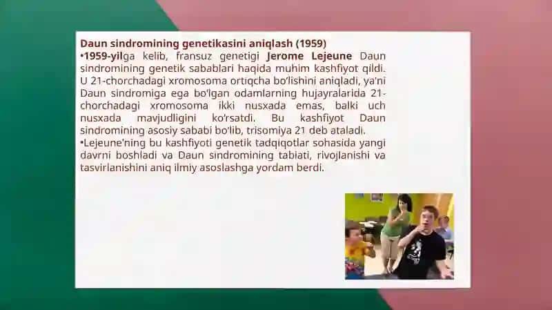 DAUN SINDROMI HAQIDA MA’LUMOT 4