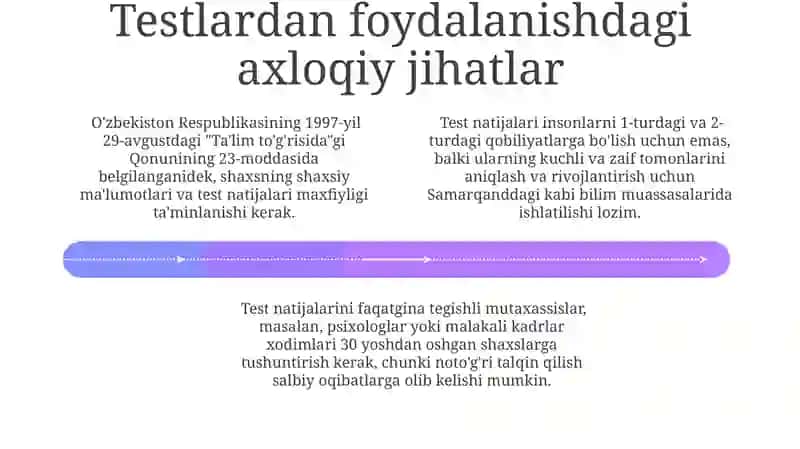 Qobiliyatni aniqlash testi 4