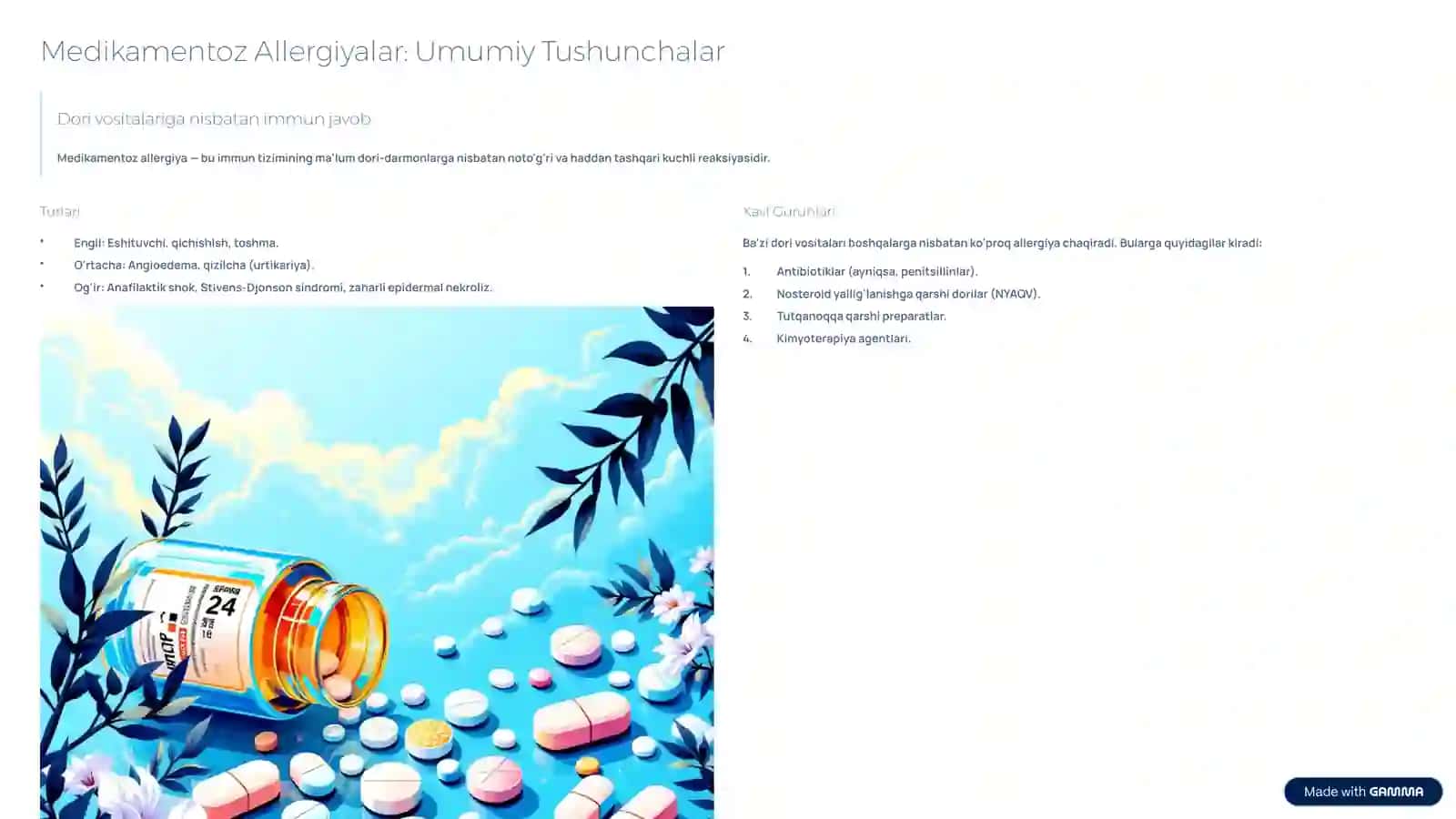 Allergodermatitlar Turlari va Sabablari 4