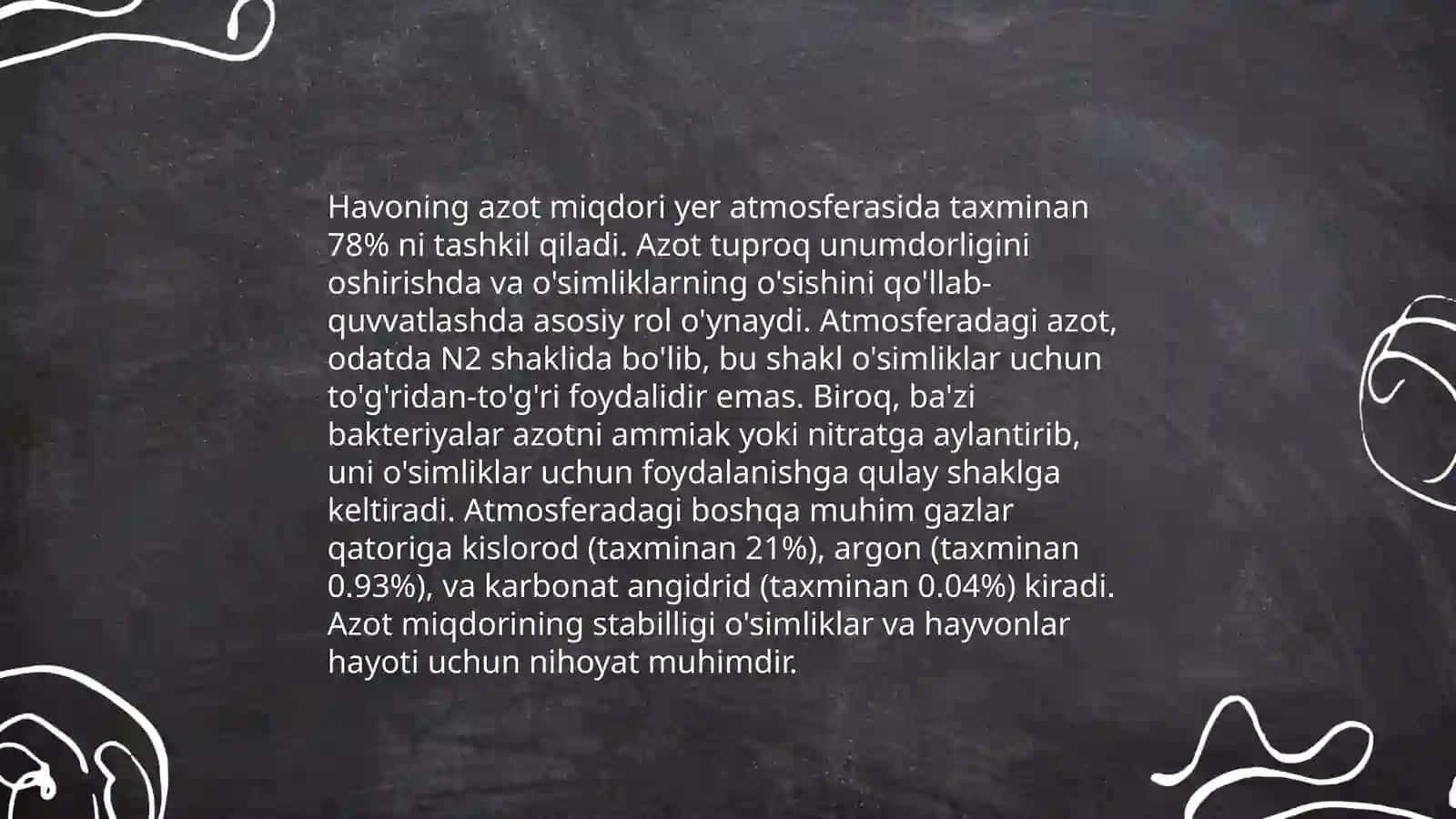 Atmosfera havosi tarkibiva quyosh radiatsiyasini inson organizmi uchun ahamiyati 4