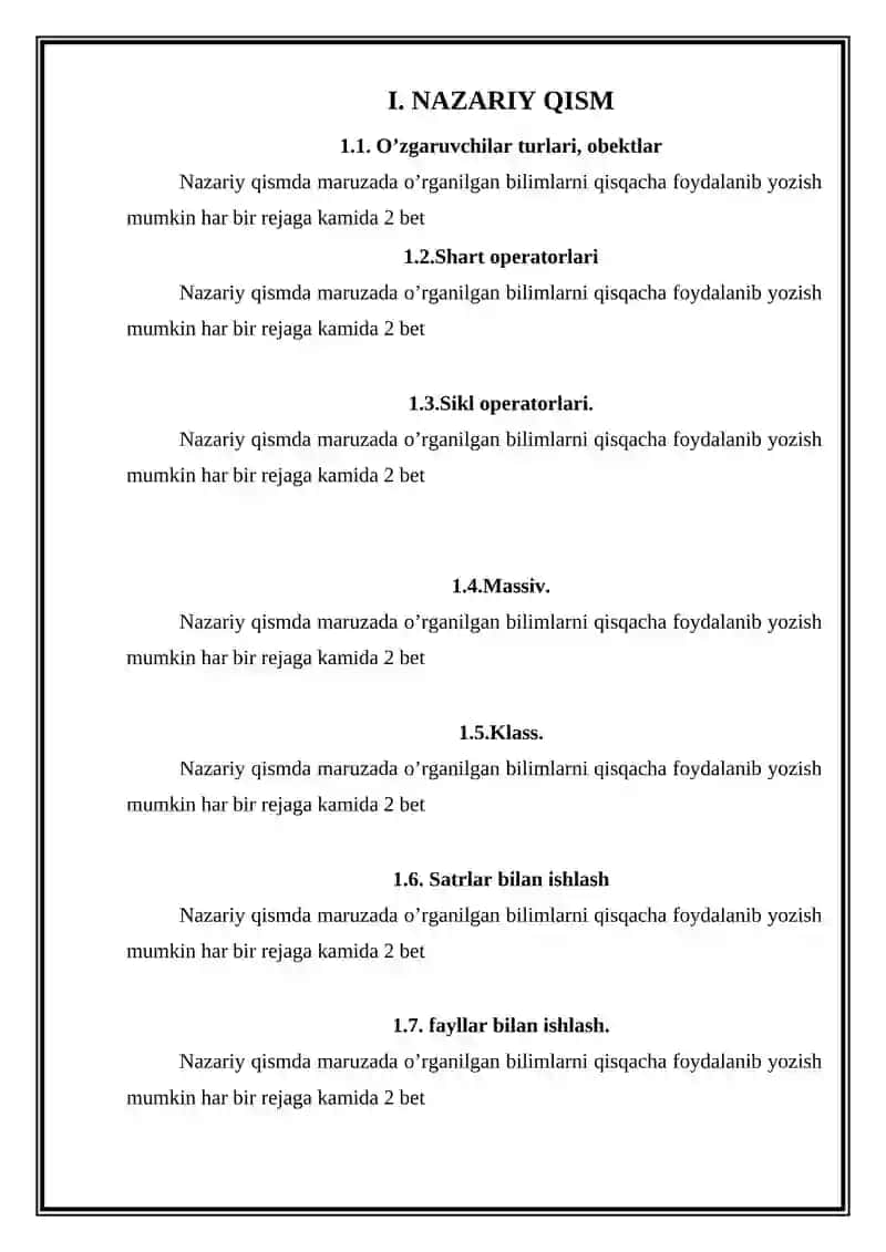 Xodimlar ta’til grafigi va ta’tilga chiqarish dasturini tuzish 4