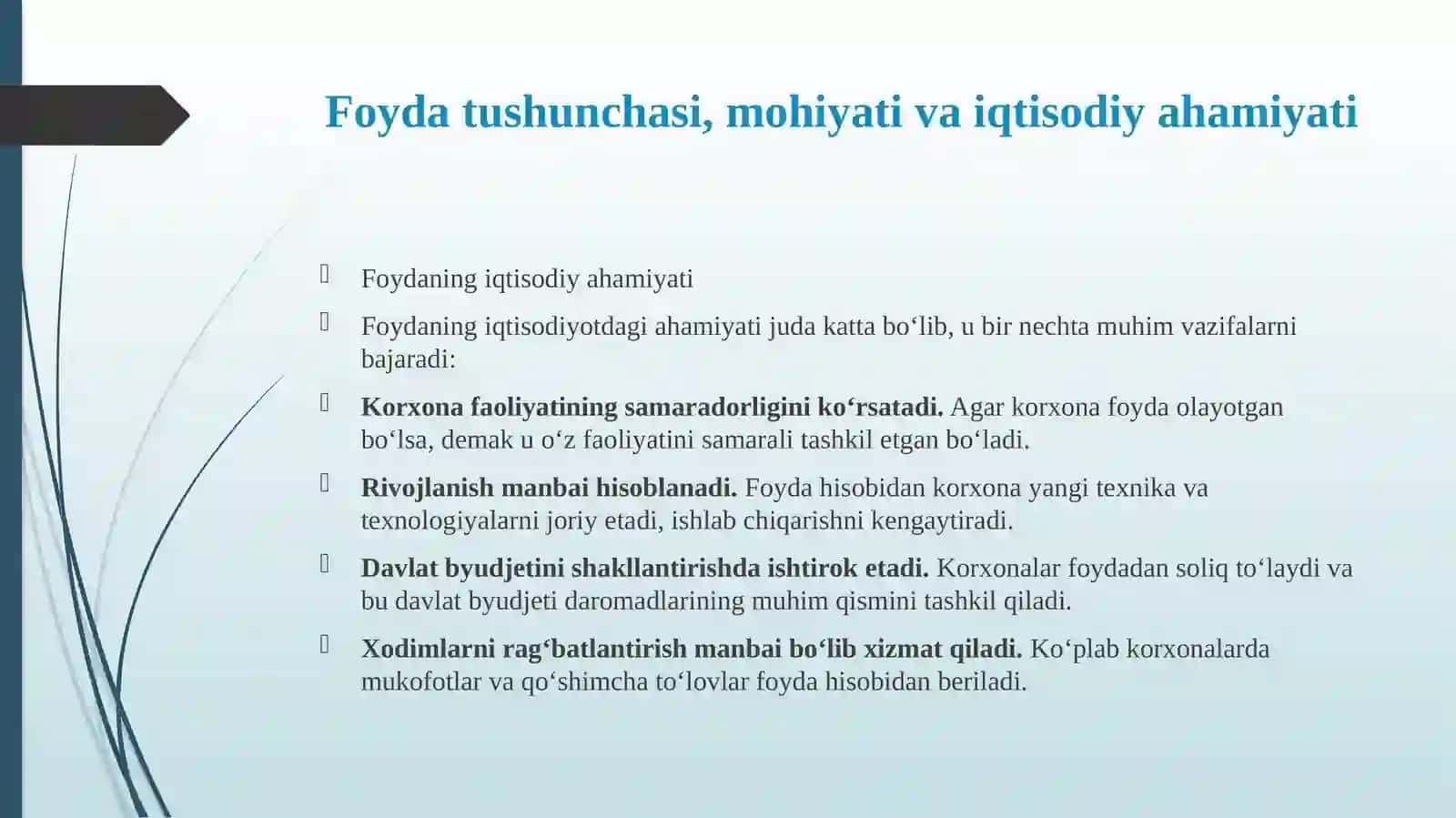 Foydavarentabellikko’rsatkichlarinitahlilqilish 4