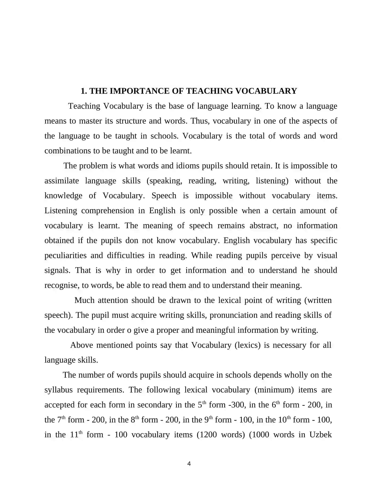 TEACHING VOCABULARY ON THE TOPIC NATIONAL CLOTHES FOR THE ELEMENTARY LEVEL PUPILS 4