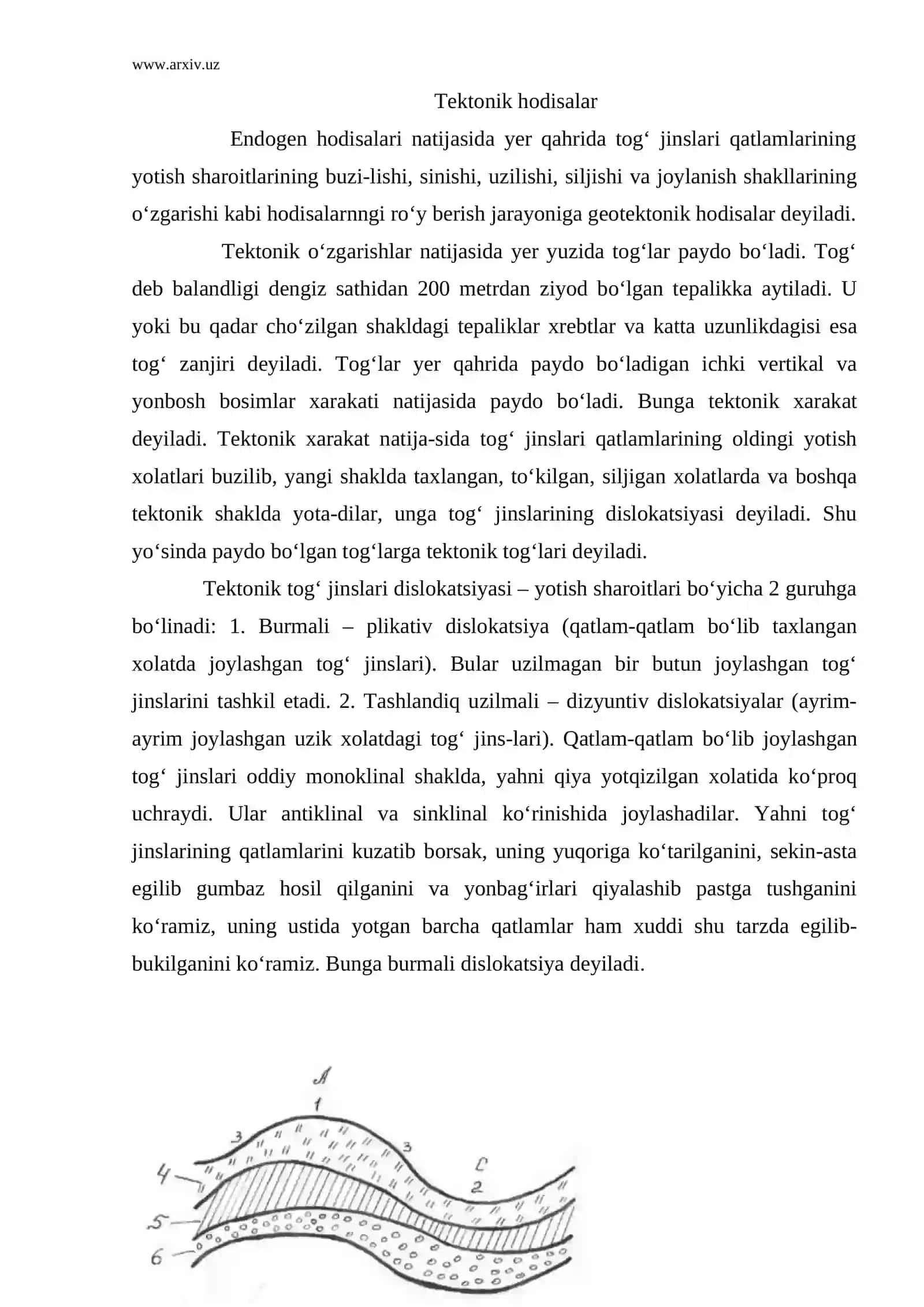 Geologik hodisalar 4