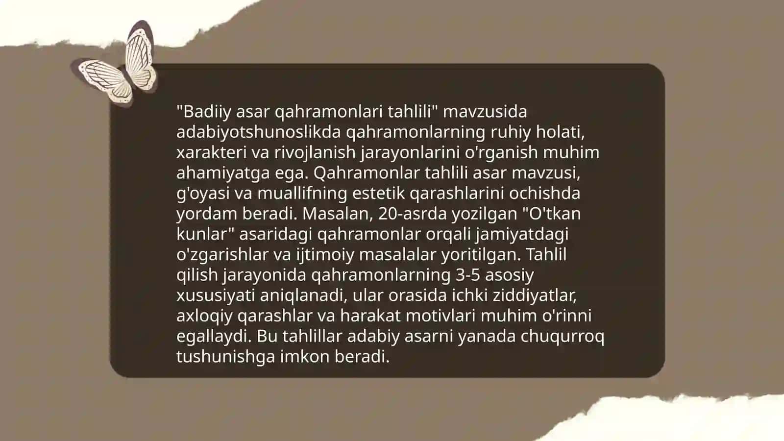 Boshlang'ich ta'limda badiiy asarlar tahlili 4