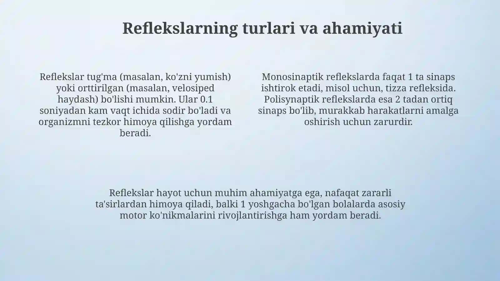 Orqamiyareflekslarifaoldiqqatixtiyoriyharakat 4