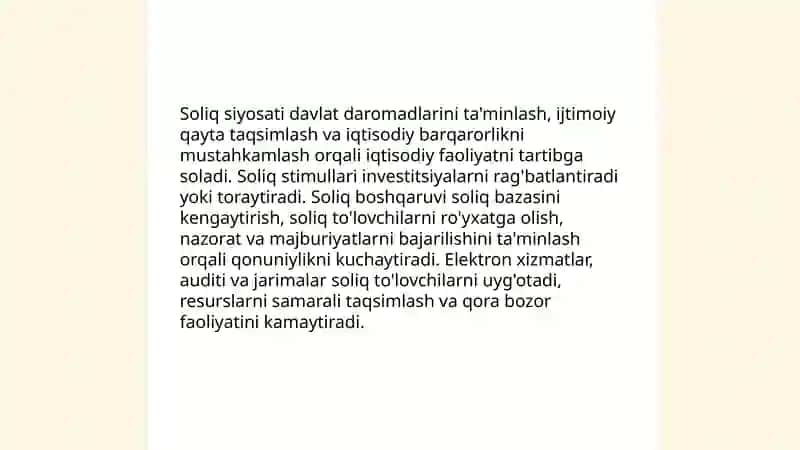 Mikroiqtispdiyot fanidan tayyorlagan mustaqil ishi 4