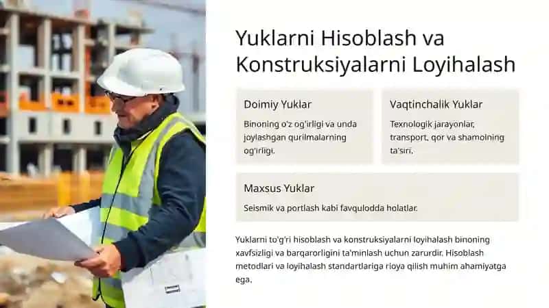 Sanoat Binolarining Gabarit Sxemasi va Konstruktiv Elementlarini Tanlash 4