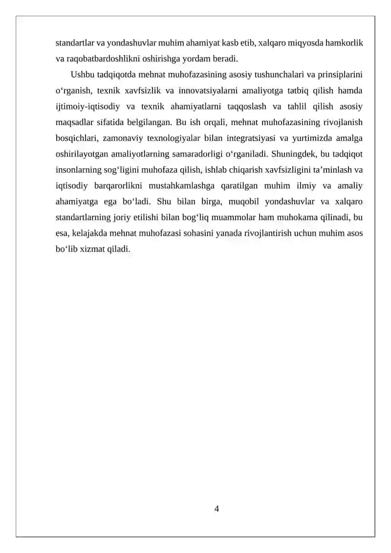Mehnat muhofazasining Ijtimoiy-Iqtisodiy va Texnik Ahamiyati 4