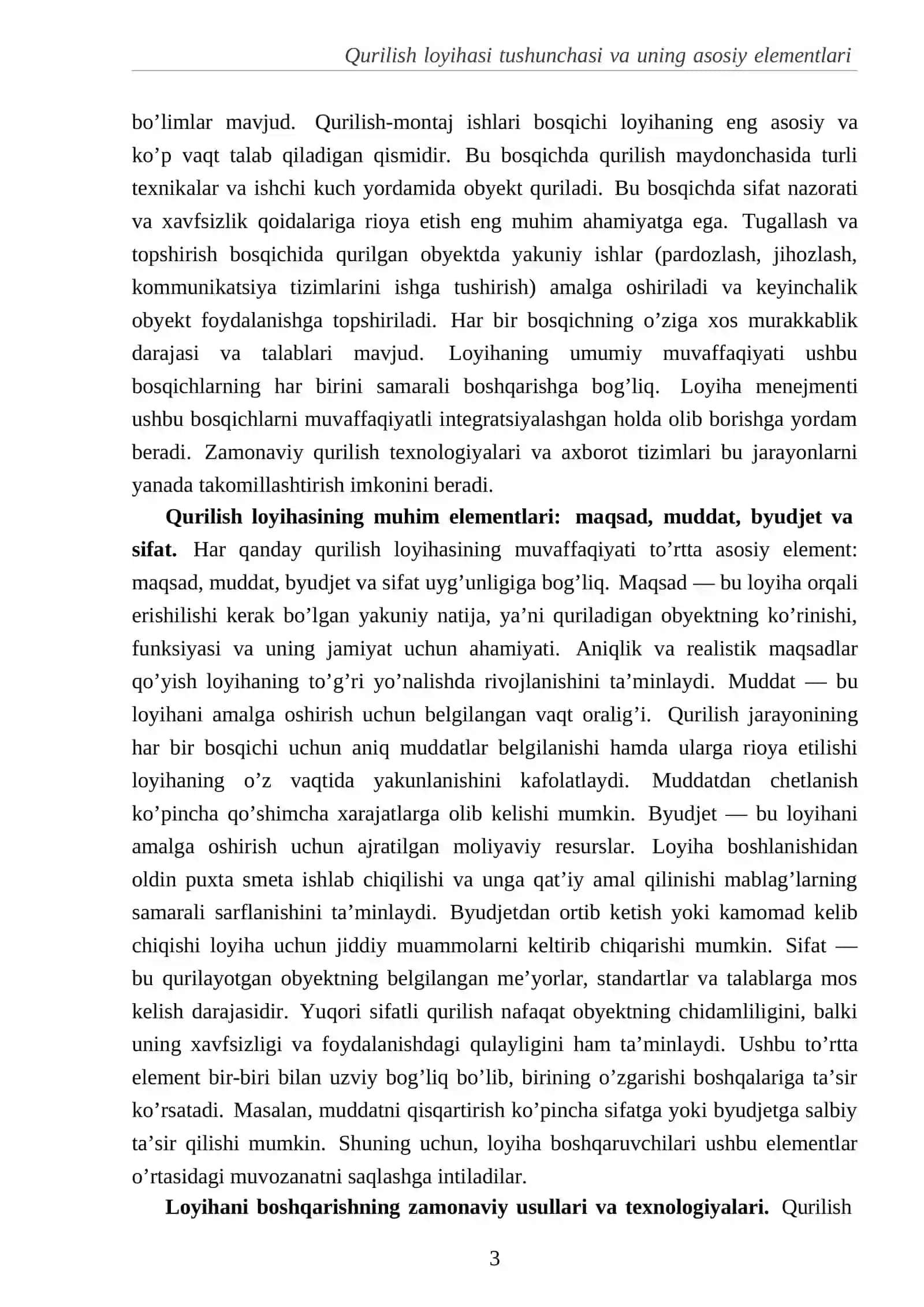 Loyiha boshqaruvining Turkumi va ustuvorligi 4