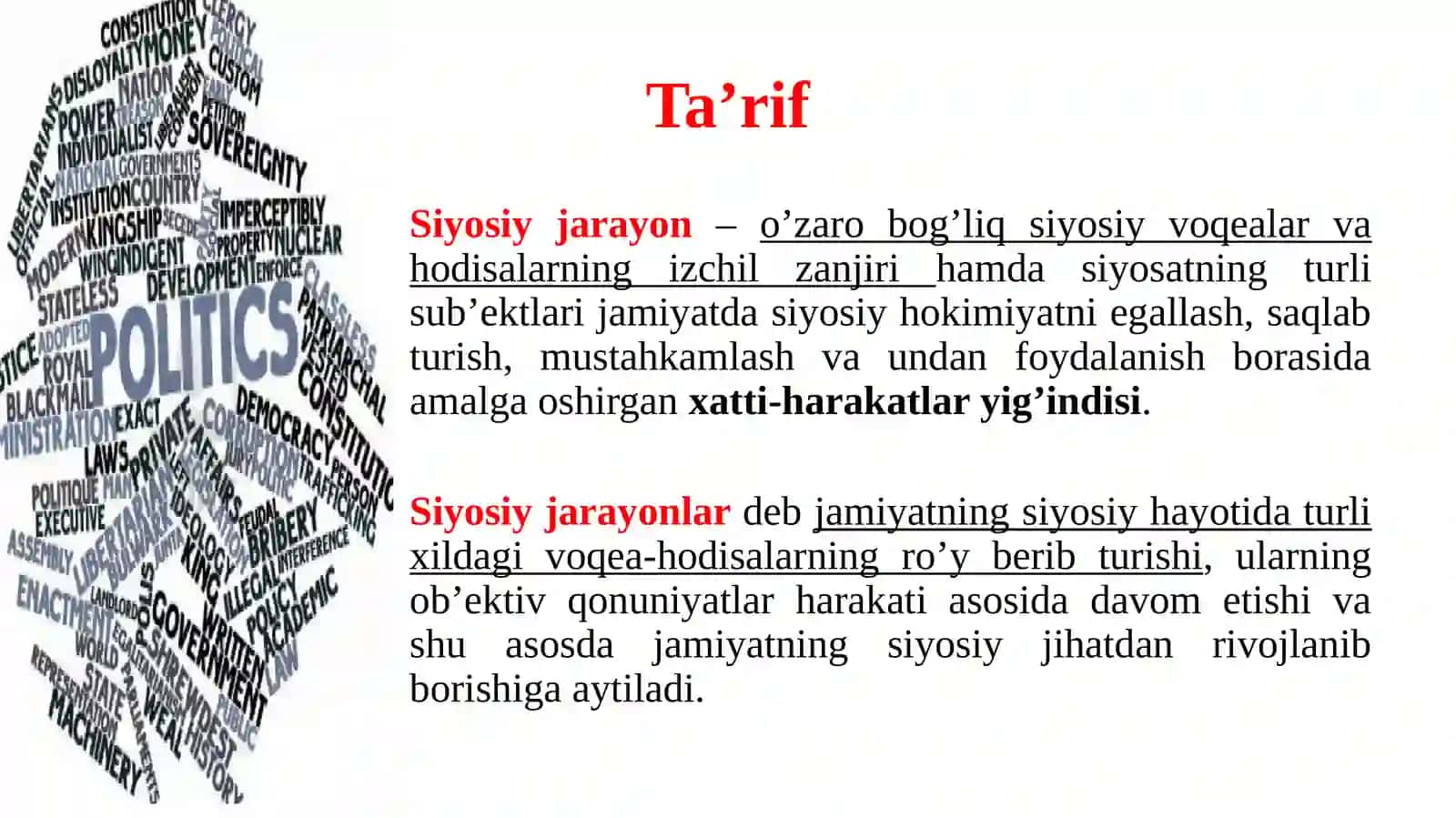 Siyosatshunoslik asoslari 4