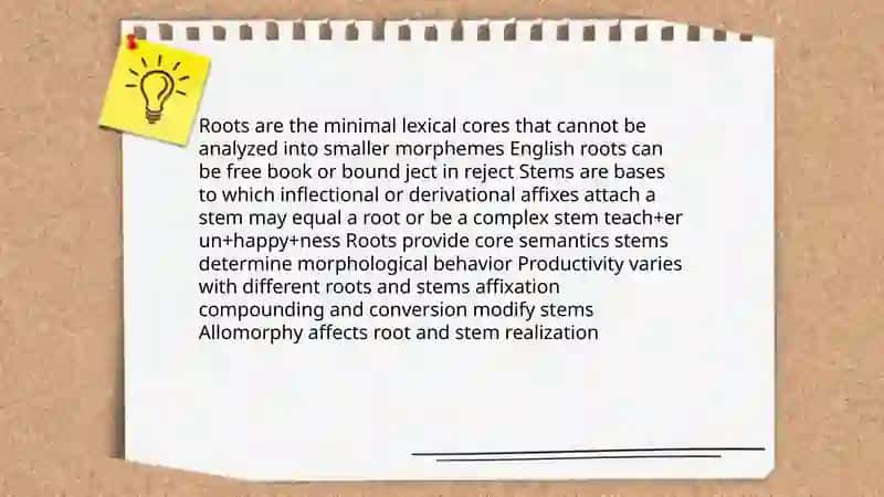 Morphological structure of the English language 4