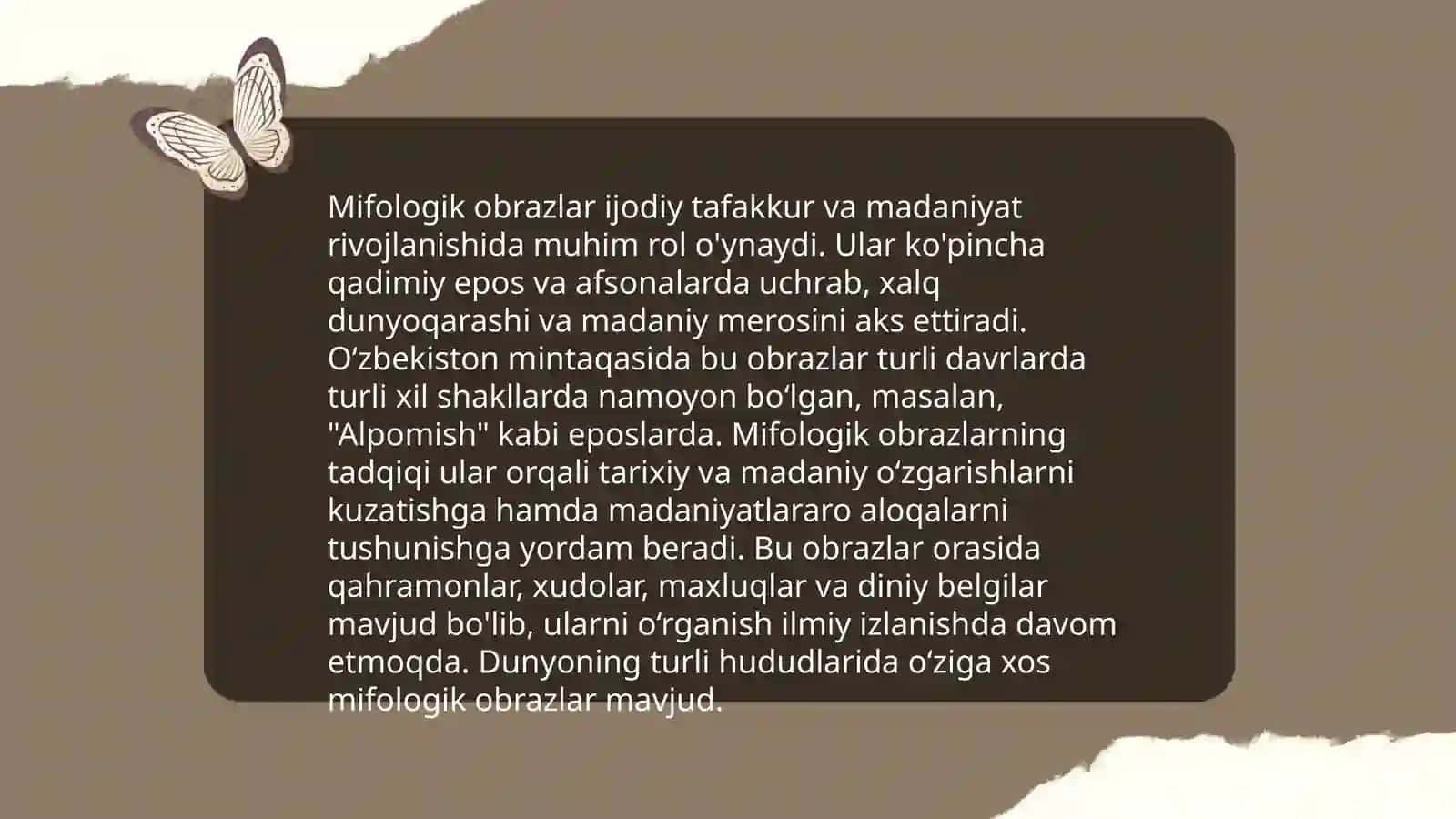 Rivoyat,Mif,afsona va asotir janrlari badiyati 4