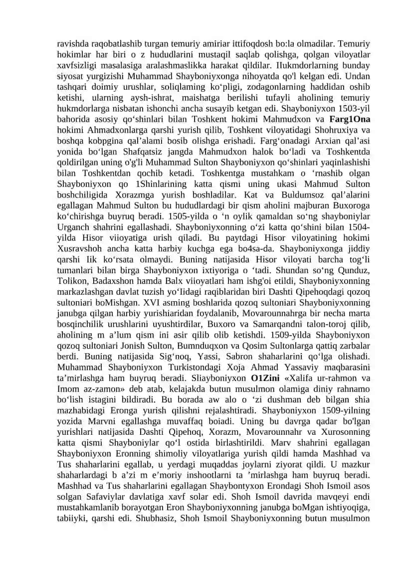 Buxoro Xonligining Tashkil Topishi va Siyosiy Hayoti 4