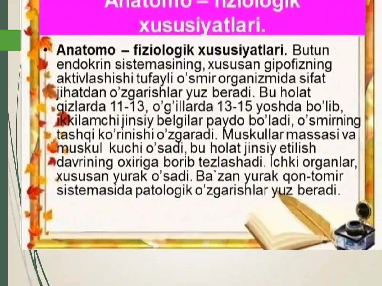 O‘smirlik davrida psixik rivojlanish xususiyatlari 4