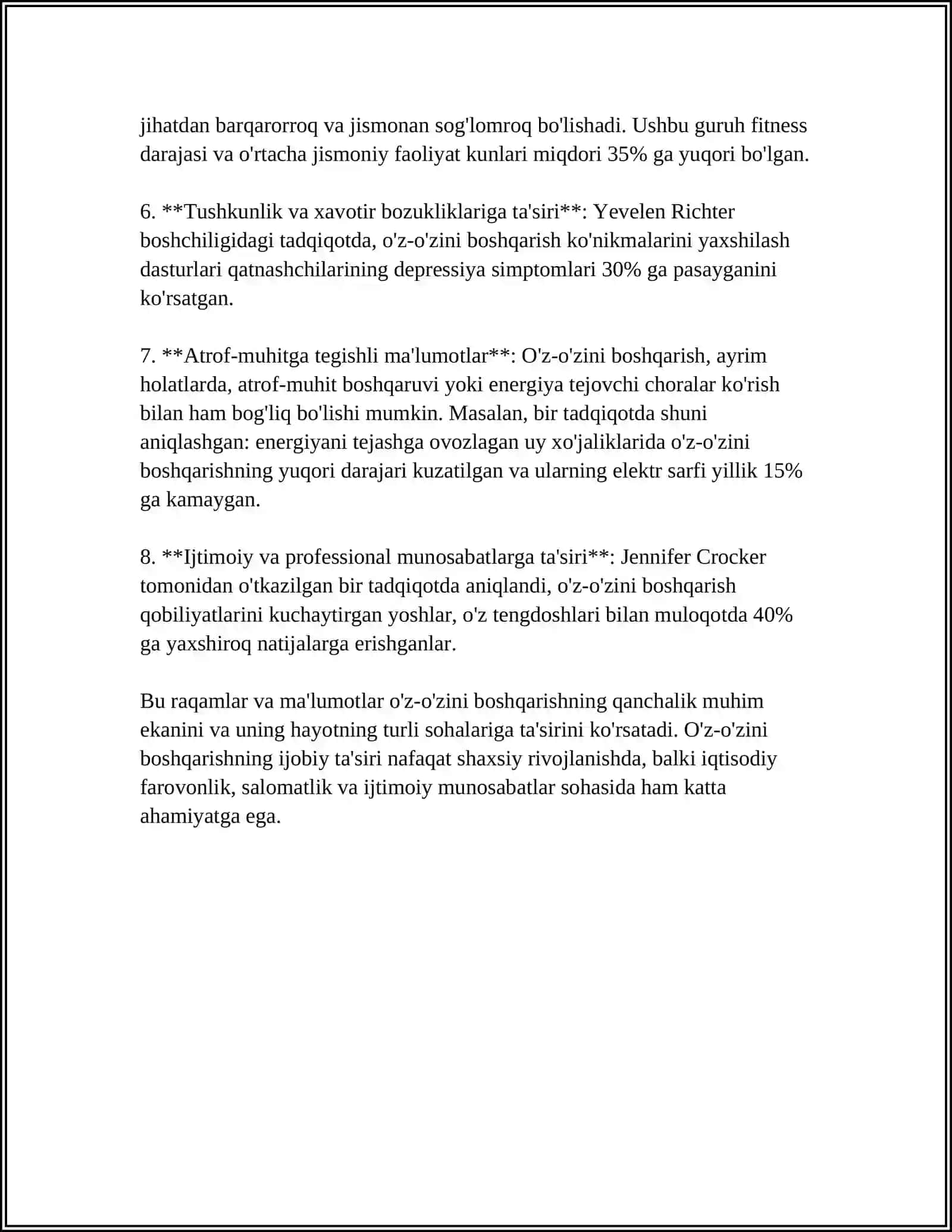 HISSIY IRODAVIY XUSUSIYATLAR. HISSIY IRODAVIYLIKNI OSHIRUVCHI OMILLAR 4